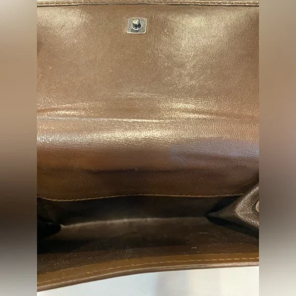 SALE!GUCCI Brown Canvass Compact Wallet with COA - Picture 6 of 7